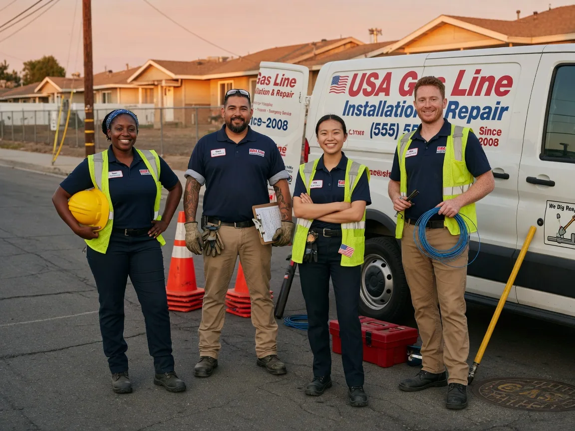 Gas Line Installation company in Mina, NV